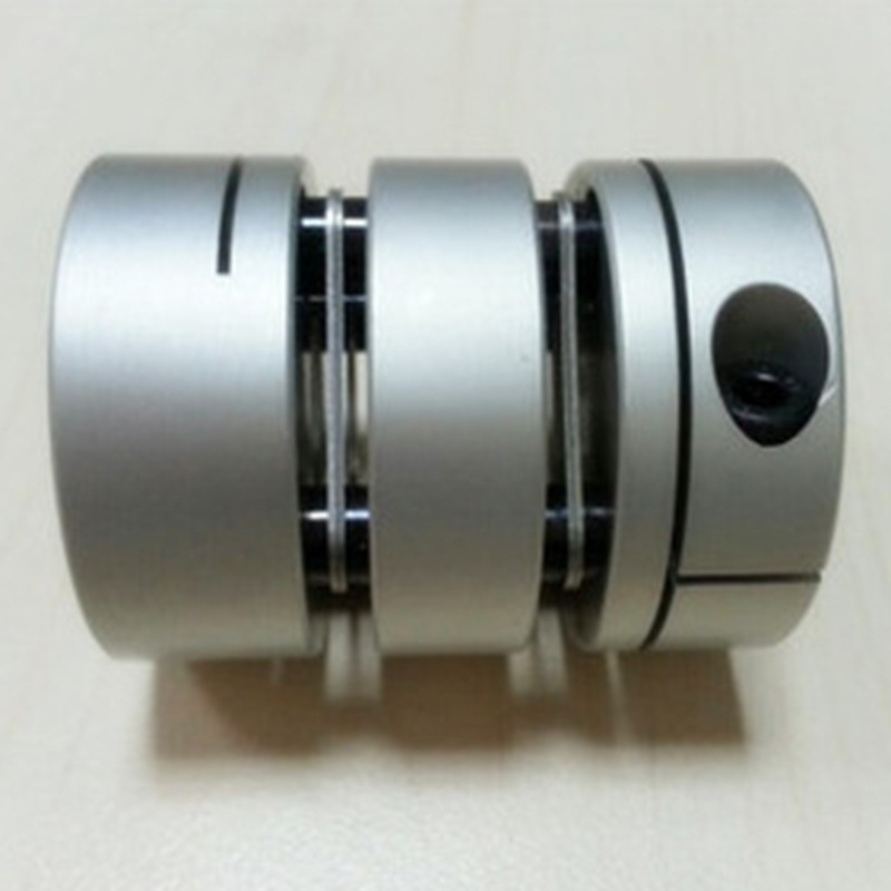非标铝合金弹性单双膜片叠片联轴器伺服电机丝杆杠梅花连轴器