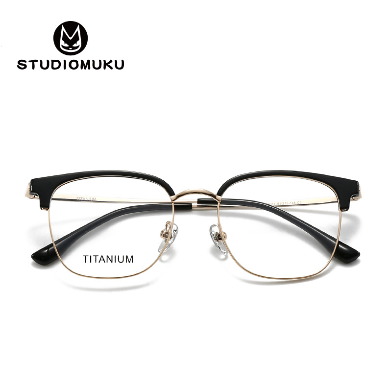 Gafas de madera STUDIOMUKU Un par de monturas y monturas de gafas que pueden modificar las imágenes literarias de hombres y mujeres en la forma de la cara