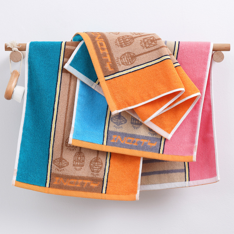 Towel Pure Cotton High-end Towel Couple's Thickened Soft Absorbent Hair-free Adult's Hand Towel