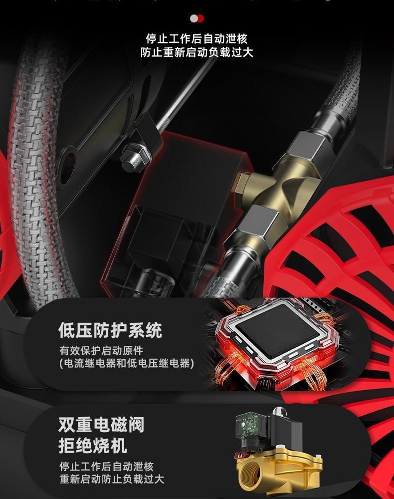 New Model Air Pump Air Compressor Oil-Free Silent Inflator High-Pressure Air Pump for Woodworking, Auto Repair, and Painting