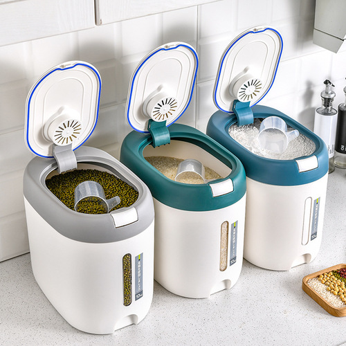 Rice bucket, insect-proof and moisture-proof, sealed household food-grade rice jar, rice box, flour rice storage rice jar storage box