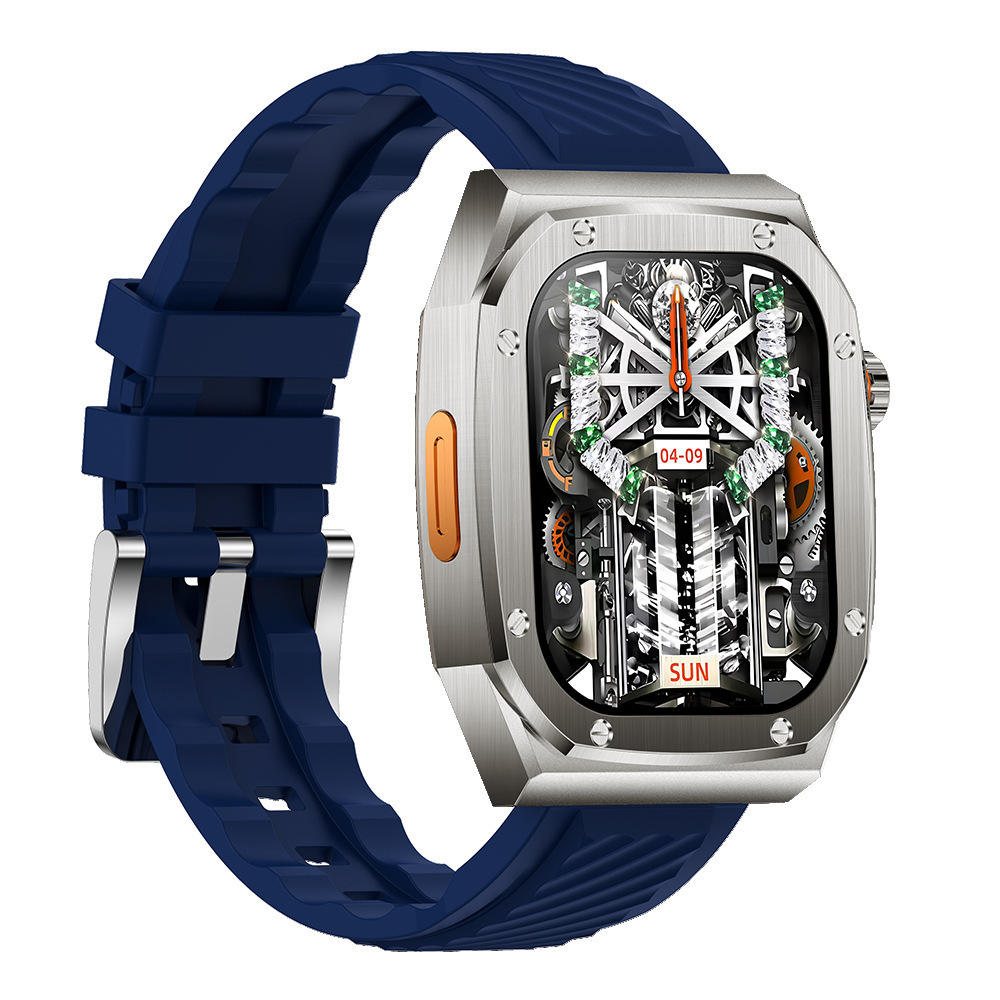 Nuevo modelo privado Z79 Max Huaqiang Norte ultra-larga espera cepillado acero Shell doble correa brújula NFC reloj deportivo