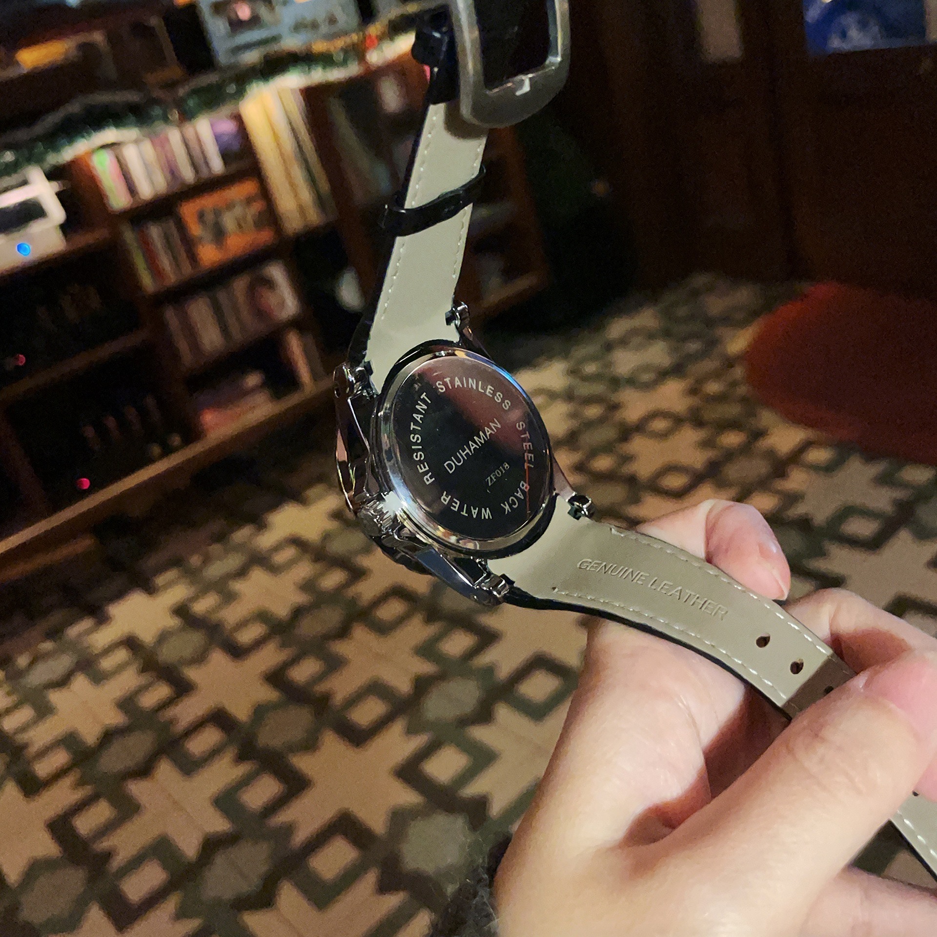 Twelve Knights Round Table Men’s Wristwatch Retro 3d Design Black_voghion.com