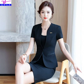 小西装;职业女裤套装;女式衬衫