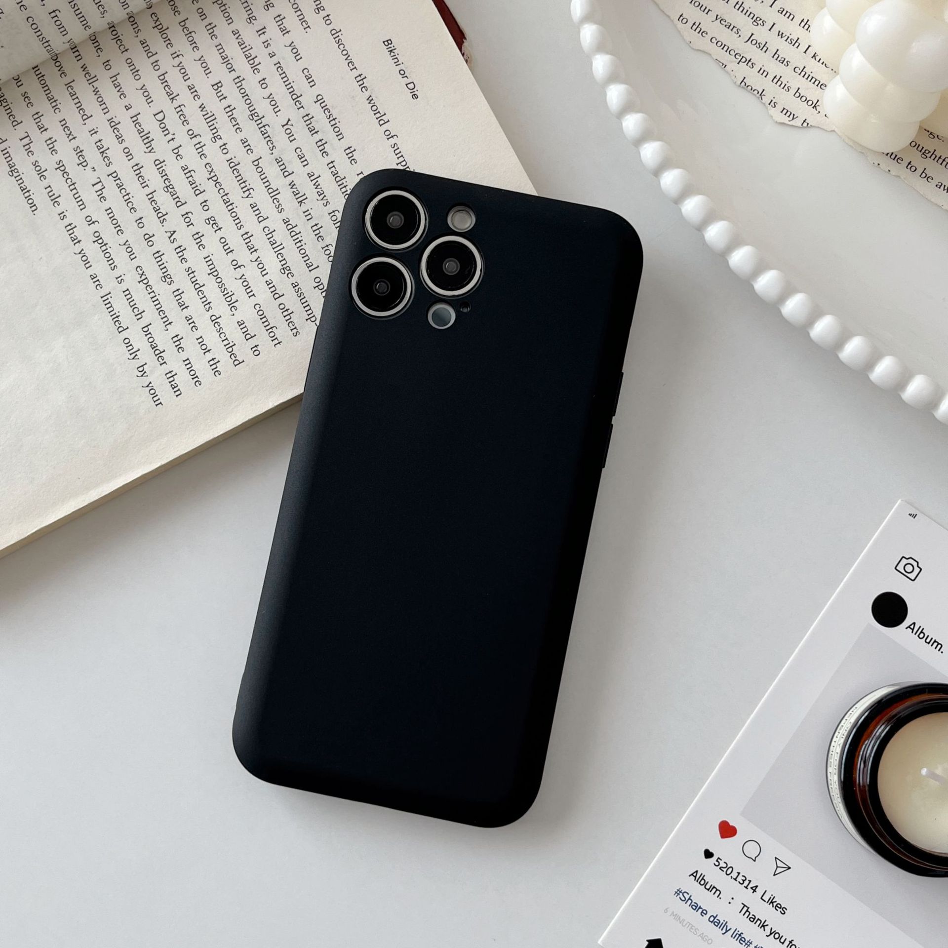 Nuevo tipo aplicable iPhone 16 funda para teléfono móvil jabón líquido TPU color sólido Apple 15promax funda protectora todo incluido