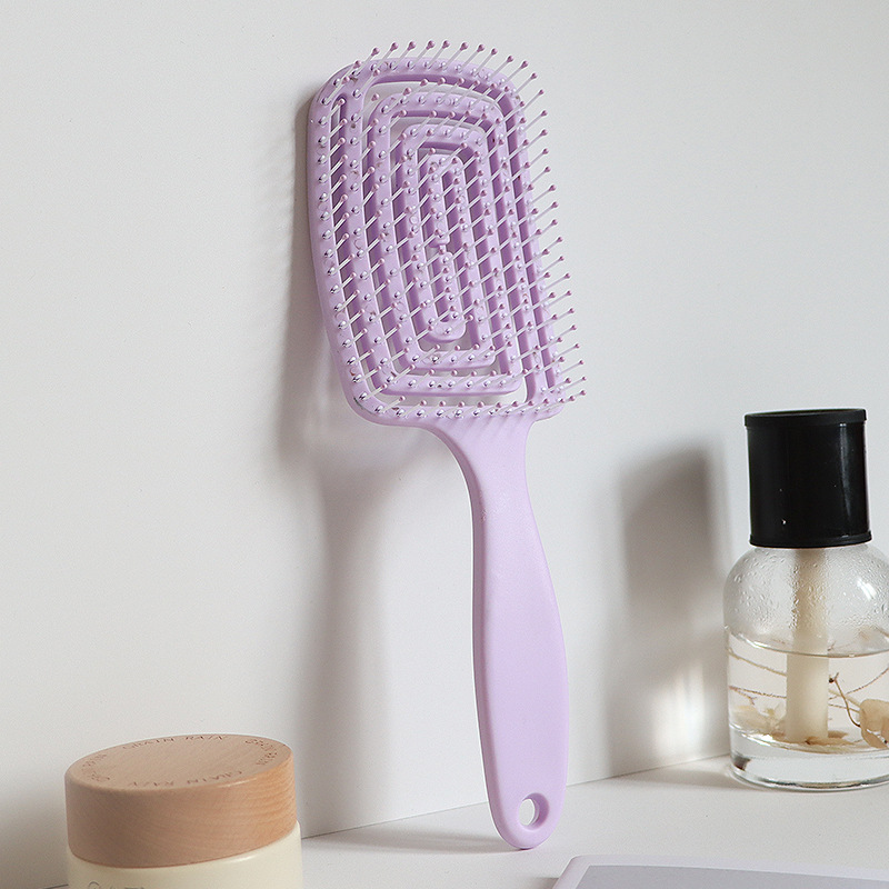 Nuevo hueco en forma de retorno peine mosquito incienso peine portátil para niñas peluquería suelta pegada cerca del cuero cabelludo masaje peine costilla