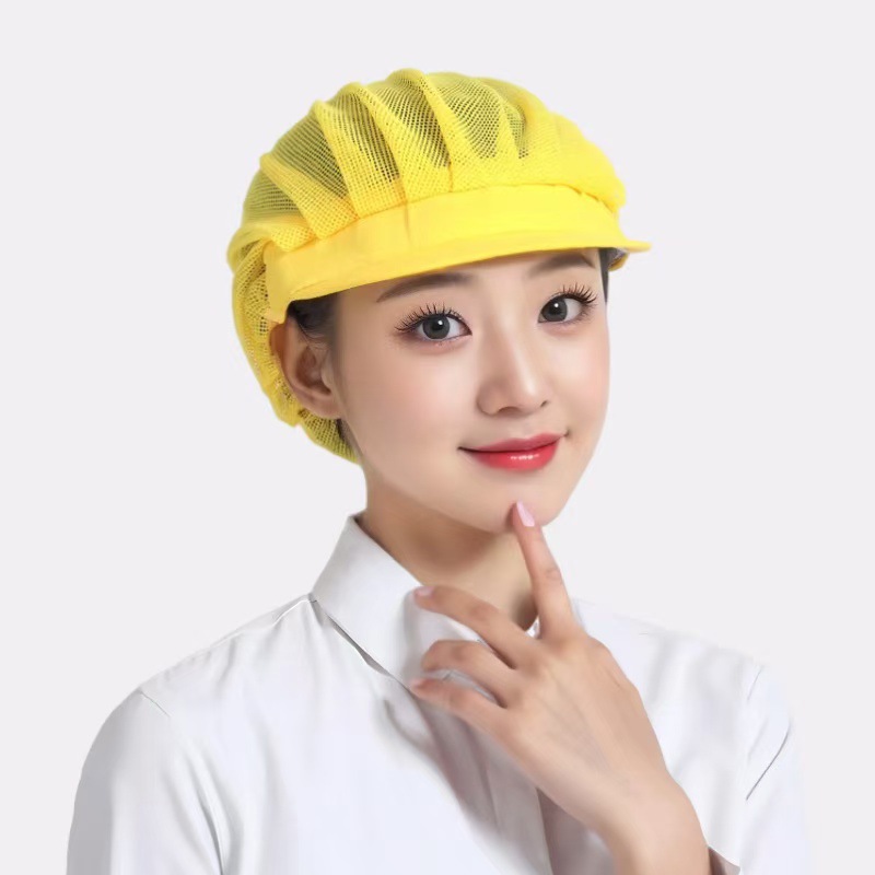 Sombrero de taller de alimentos respirable a prueba de humo de aceite sombrero de cocina sombrero de cocinera sombrero de cocinera sombrero de trabajo