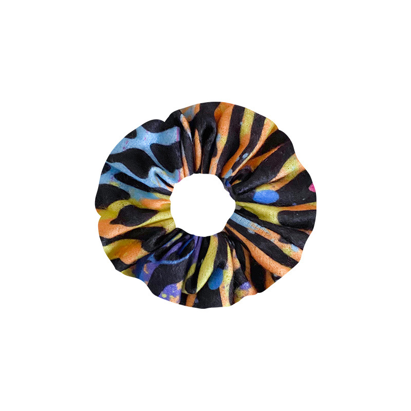 Set de Diadema y Coletero con Estampado de Leopardo de Temu, para SPA, Lavado Facial, Pañuelo para la Cabeza, Accesorios para el Cabello con Estampado Veraniego para Mujer