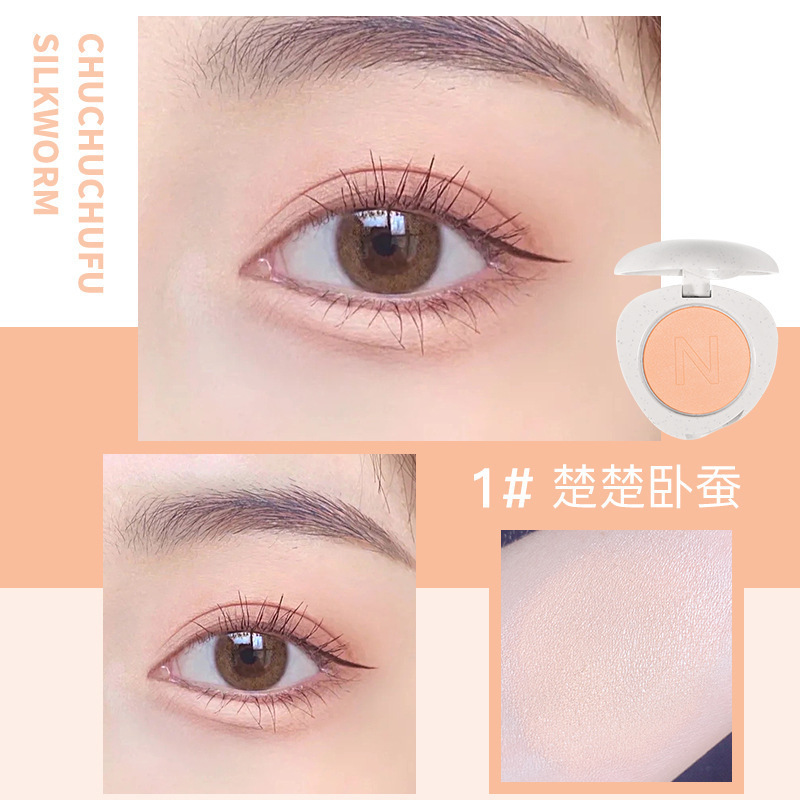 NOVO fuente fábrica teclado yema del dedo fresco de moda sombra de ojos polarizado alto flash puré de patatas textura monocromo de larga duración Placa de sombra de ojos