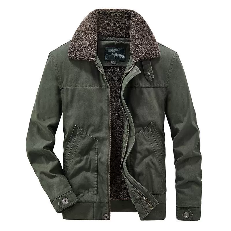 Winter warm velvet down jacket