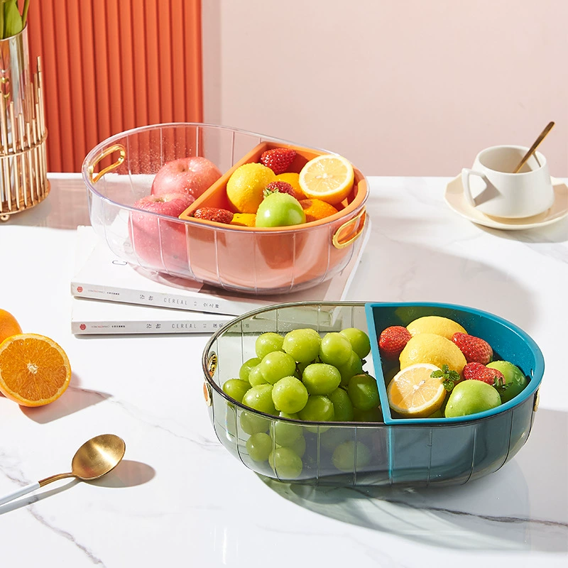 Кухонная сушилка Пластиковая корзина для свежести Настольная корзина для хранения фруктов и овощей Закуски Хранение всякой всячины Коробка для приправ Корзина для отделки