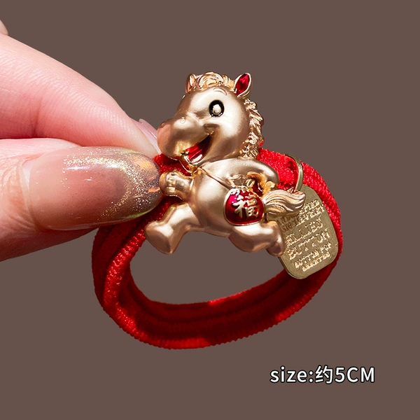 3# You will be blessed soon - red hair tie