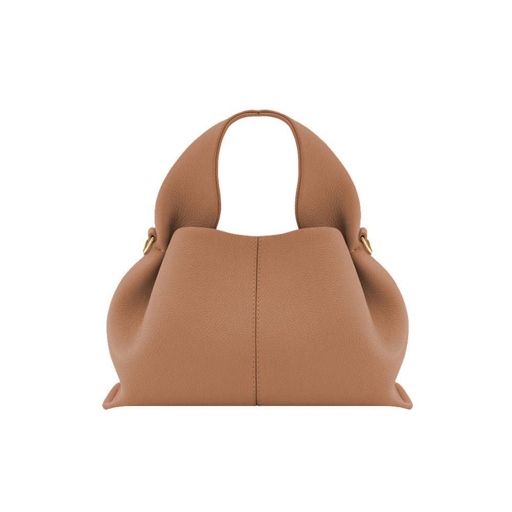 Polene nicho francés 2024 primavera nuevo bolso de albóndigas de piel de vaca bolso de bolsa de nubes