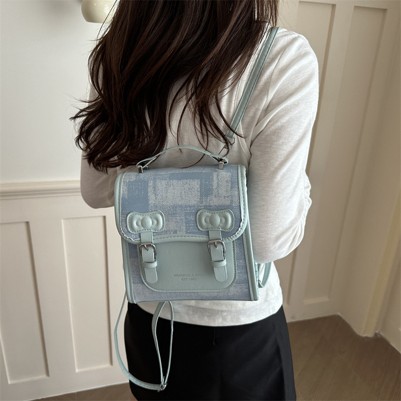 Mochila de moda coreana transfronteriza, mochila de estudiantes, 2026 nuevo nicho, bolso de hombro de alto valor, bolso de mochila pequeña