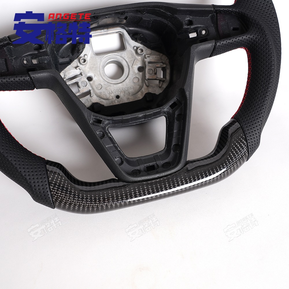 Suitable for Seat/Leon/Ibiza Cupra Real Carbon Fiber Steering Wheel Car Steering Wheel