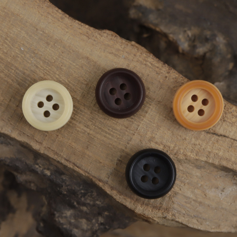 Beige khaki wood grain casual vintage shirt button wine red black retro artistic shirt button