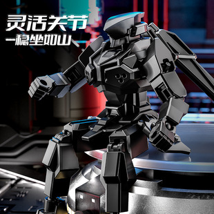 Lucky 13 Multi-joint Movable Figure Wanderer Mecha Deformable Model Assembled Toy 3D Ornaments Hand-made Doll