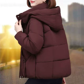 棉衣棉服女秋冬季长袖外套加厚保暖2025新款大码女装时尚棉袄批发