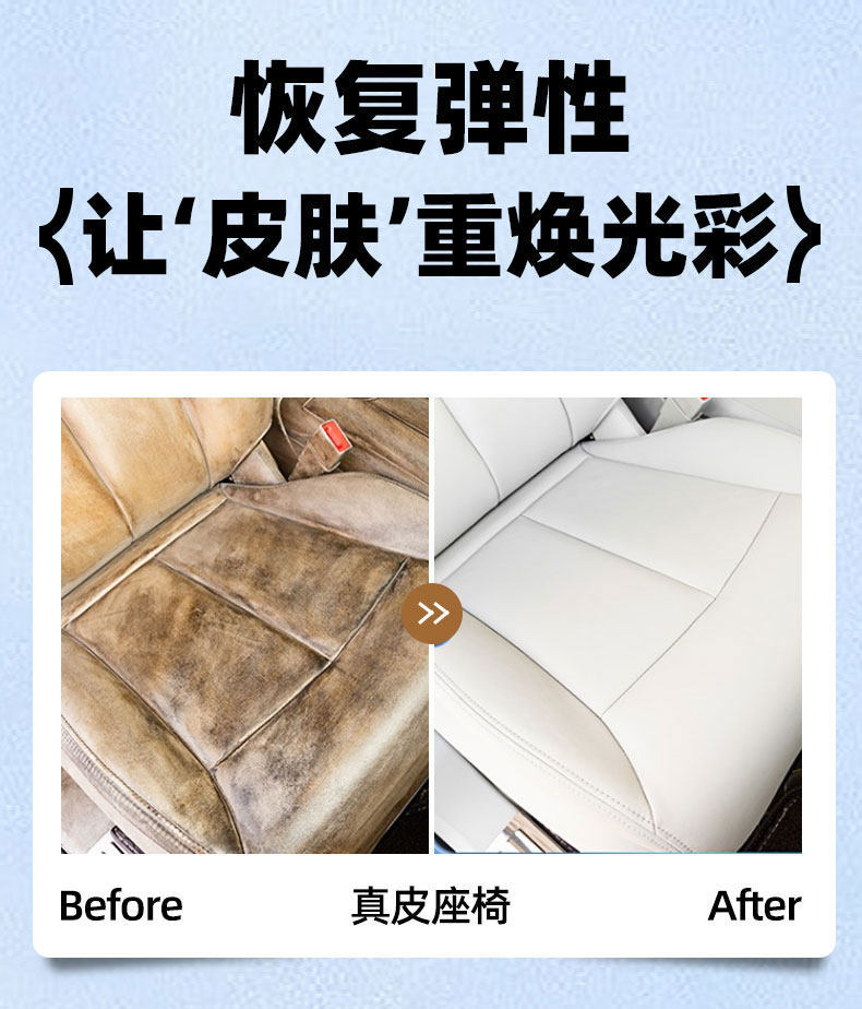 Baoneng Car Leather Cleaner, Decontamination and Maintenance for Interior Seats, Leather Sofa Cleaning Agent, Multi-Purpose Renovation Liquid