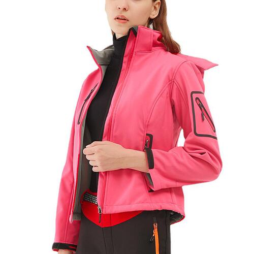 New Product Softshell Jacket, Men's and Women's Outdoor Windproof Waterproof Fleece Jacket, Ladies' Outerwear, Wholesale Manufacturer Direct