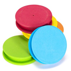 Fishing EVA foam main line axis, colored large object line disc coil main line and leader box set for wholesale