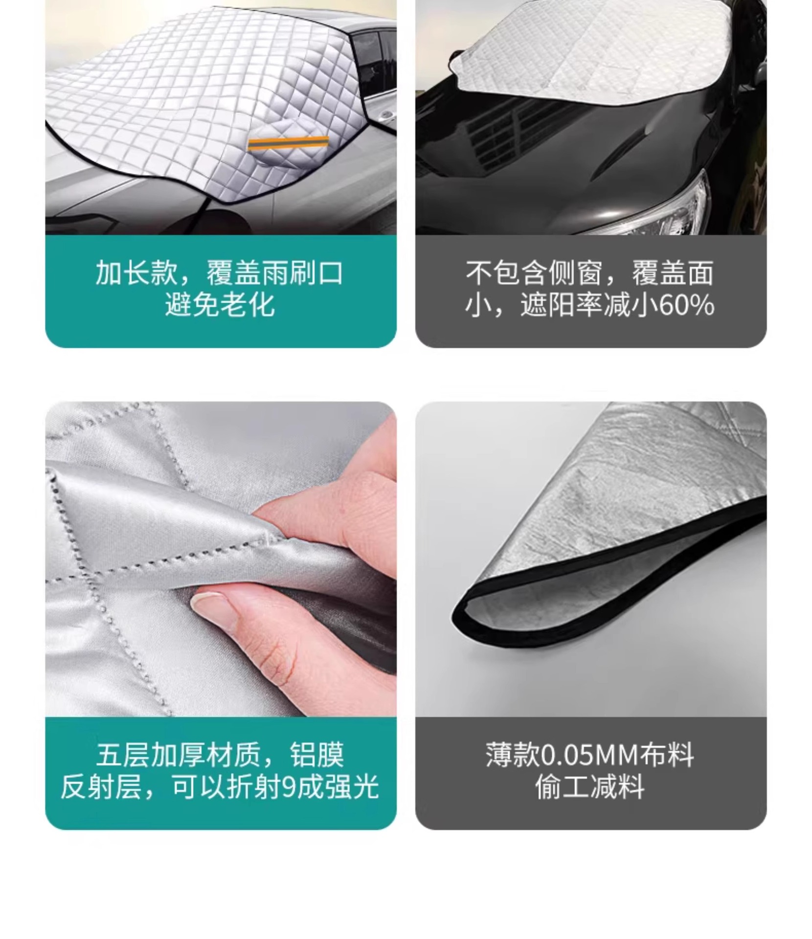 Suitable for Bmw X1X2X3X4X5 Car Cover 525 Car Cover 1 Series 3 Series 5 Series 7 Series Car Sun Protection Sunshade