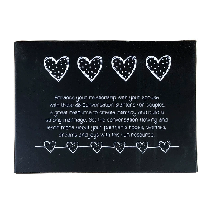 88Great Conversation Starters for Husbands Wives Love Game Board