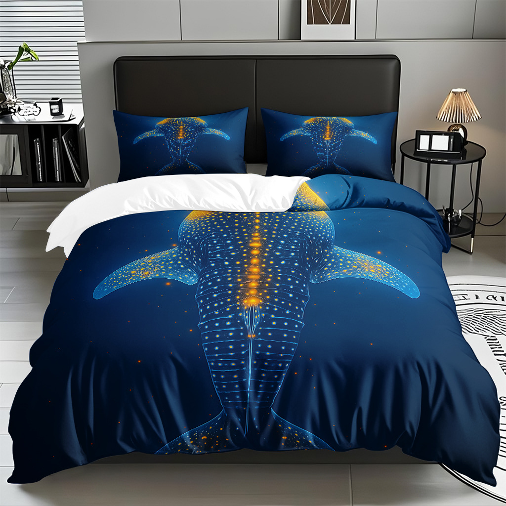 Ventas transfronterizas calientes de una variedad de patrones de reliquias marinas impresión digital colcha