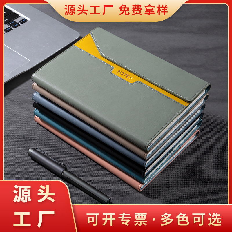 노트북 세트 a5 비즈니스 문구 복고풍 노트북 사무실 메모장 모조 가죽 비즈니스 노트북 a5 도매