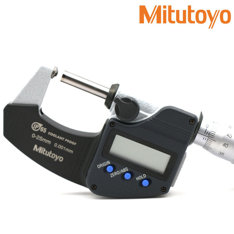 日本三丰数显 254圆头管壁千分尺395-251-30 252 BMS-25MX 0-25