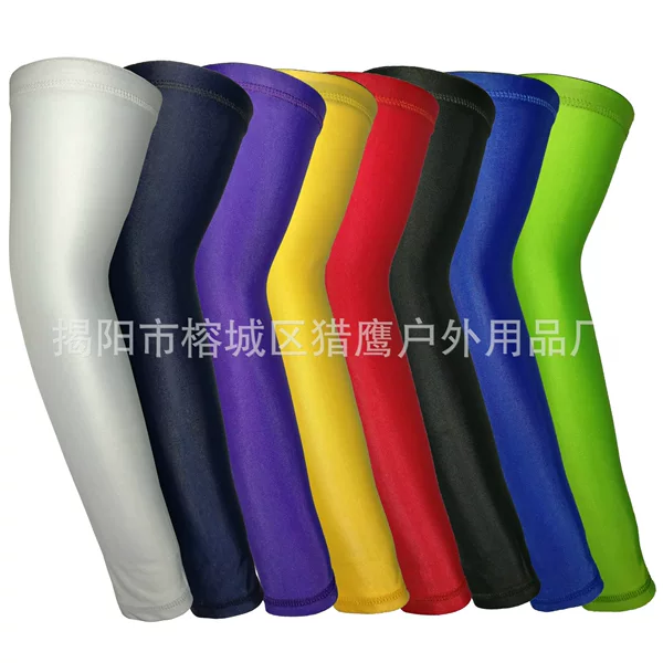Anti-slip Silicone Outdoor Ice Silk Riding Sleeves Sunscreen Sleeves Sports Running Equipment Anti-ultraviolet Basketball Arm Guard