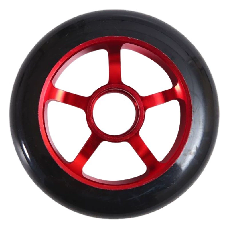 Детское экстремальное колесо из алюминиевого сплава Профессиональное экстремальное колесо для катания на коньках Износостойкое амортизирующее усиленное колесо для скоростных коньков Ступица колеса