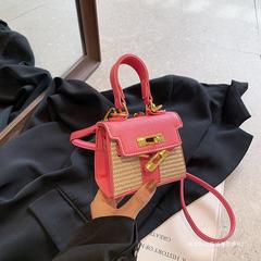 手拎迷你小方包女2024春夏韓國ins時尚單肩包小眾感斜挎包無綠色