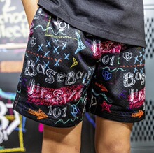 X 30890 Mesh Digital Print Shorts �W��ӡ����ѝ �W���羳