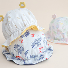 Baby autumn and winter new fetal cap baby double-layer head protection hat newborn cartoon cute shape hat confinement cap