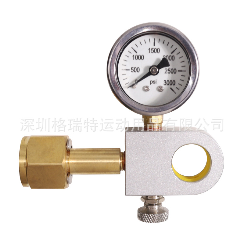 新款QUICK苏打充气阀大转小快扣式粉色气瓶充气阀