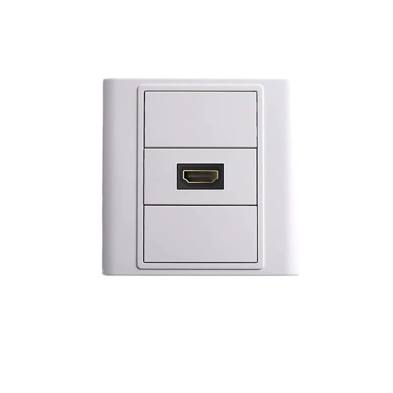 Панель HDMI Le Xun (绿联) 86-разъем, модуль, 4K высокая четкость, компьютерное ТV мультимедиа, 1.4, темный без пайки
