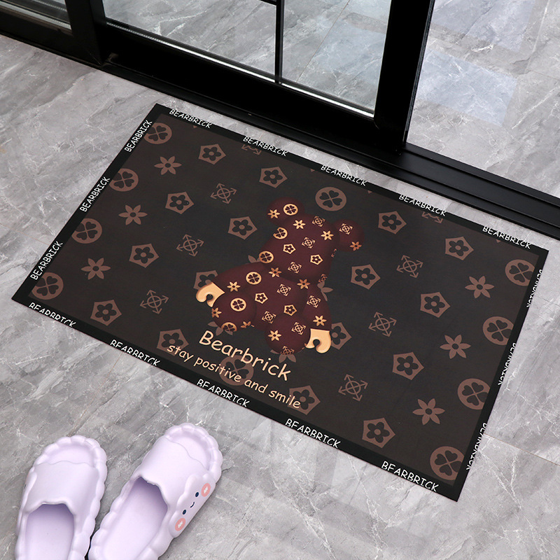 Alfombra de suelo transfronteriza alfombra de suelo antideslizante de baño de color sólido alfombra de barro suave de diatomita simple cocina alfombra de suelo de baño