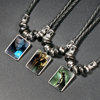 Marvel Movie Loki Loki Rocky Balls Pearl Neckpiece Skin Rope woven hip -hop personal necklace black gallstone jewelry