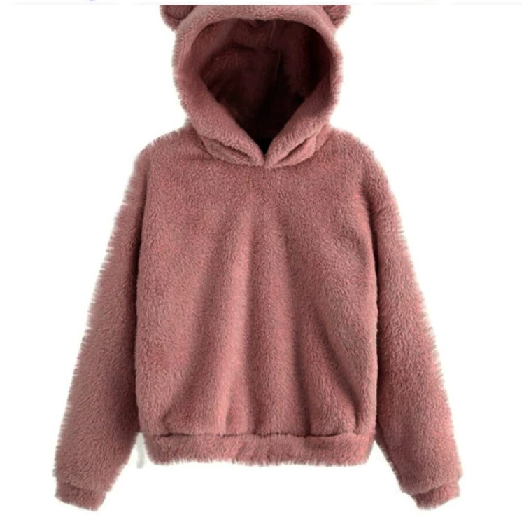 Демисезонный бархатный заяц с капюшоном, теплый свитер, толстовка, AliExpress, ebay, европейский стиль