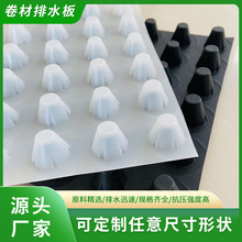 hdpe排水板凹凸型车库地下室虹吸水板花园绿化塑料透水排水板厂家