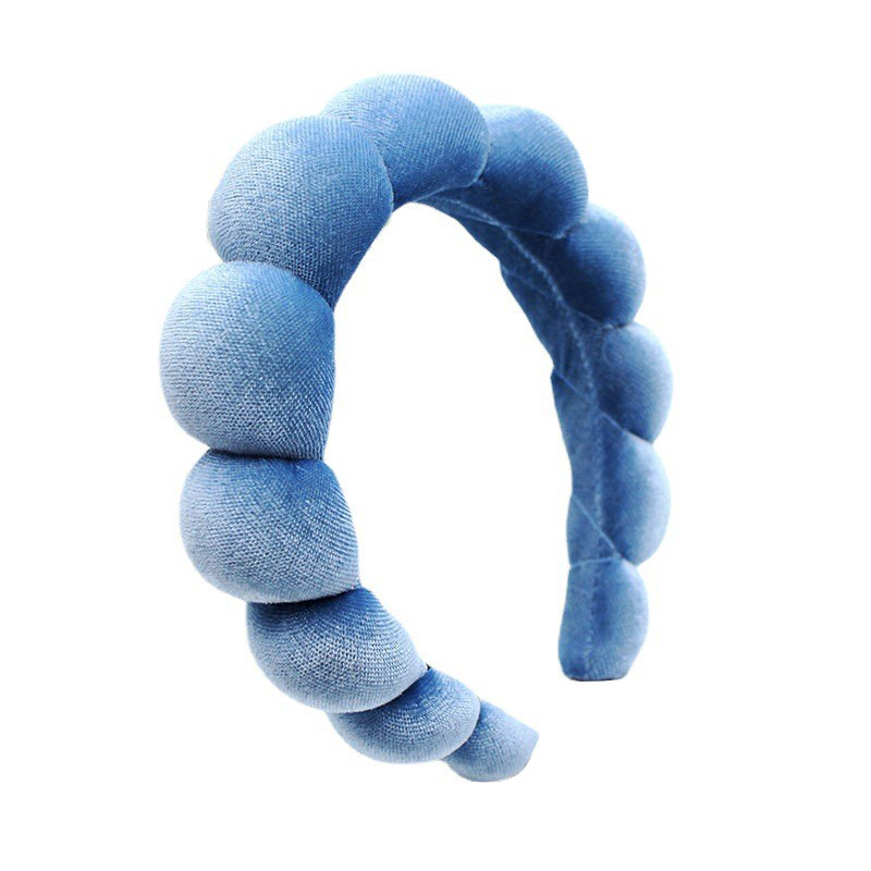 Nuevo creativo Concha diadema femenina Otoño e Invierno elegante alto Cráneo superior Red roja flor diadema terciopelo simple transfronteriza accesorios para el cabello