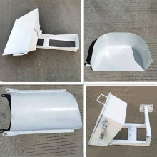 通用搅拌车配件防漏斗加长斗混凝土水泥罐车卸料斗漏料斗接料斗