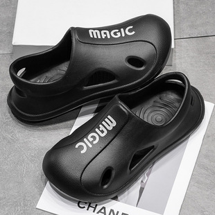 Beach Sandals Men's Summer Outwear EVA Sandals Outdoor Sports Hole Shoes Men's Odor-proof