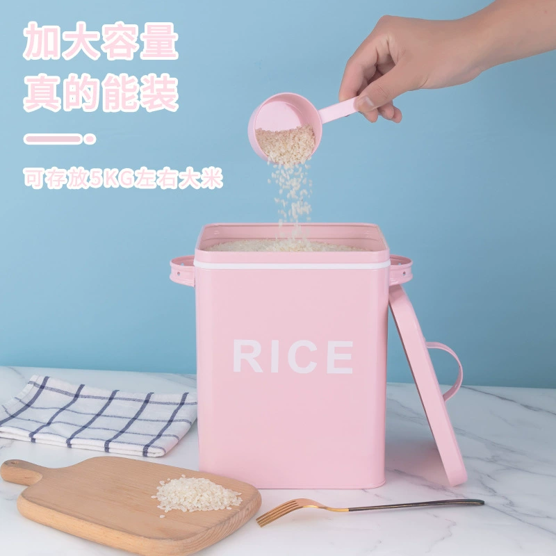 Фабрика в наличии большой размер 20 Цзинь рисовое ведро влагостойкое ведро для пищевых продуктов ящик для хранения пищевых продуктов ведро для хранения влагостойкие принадлежности