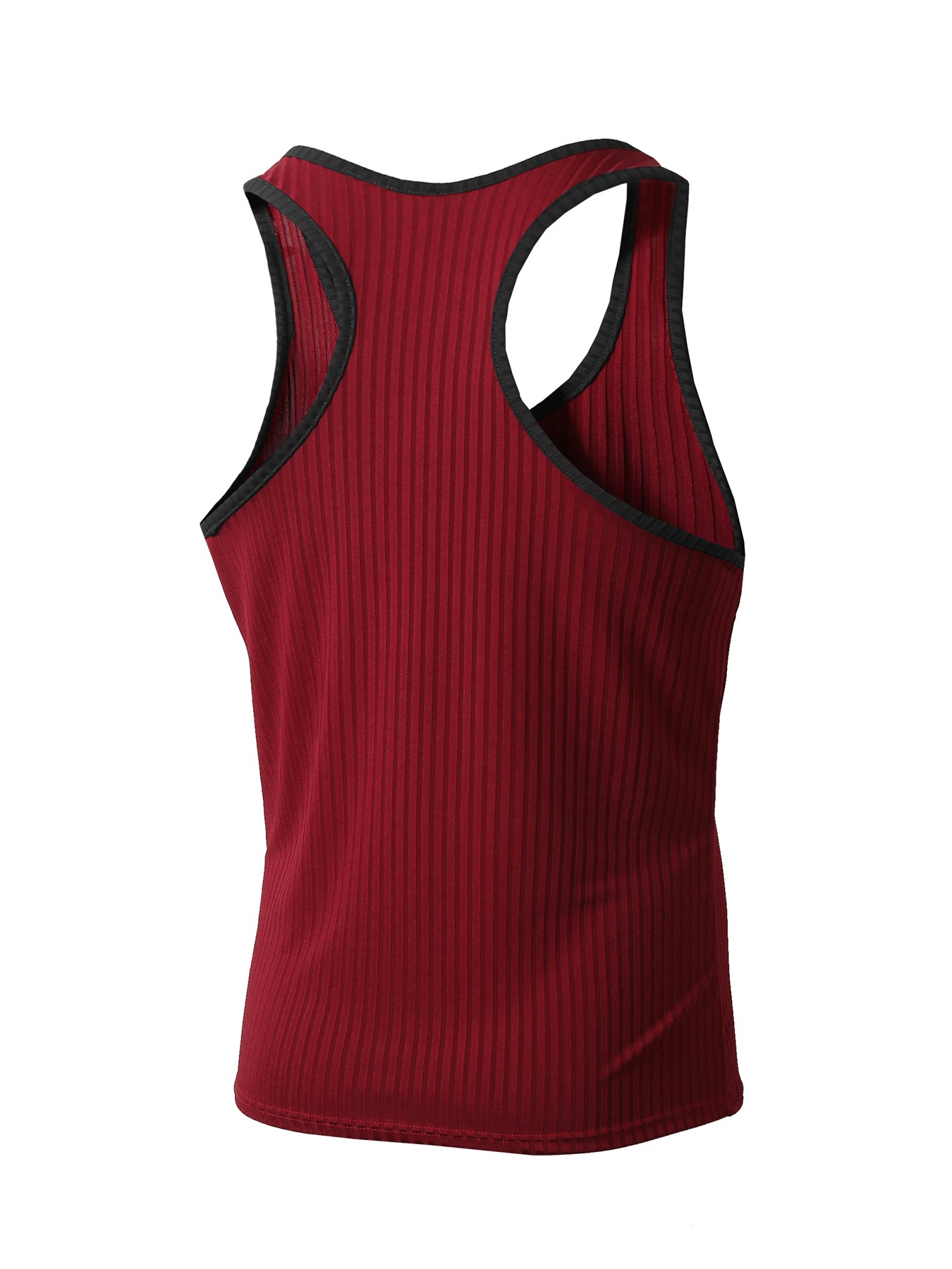Men's Solid Color Simple Style U Neck Sleeveless Regular Fit Men's Tops display picture 21