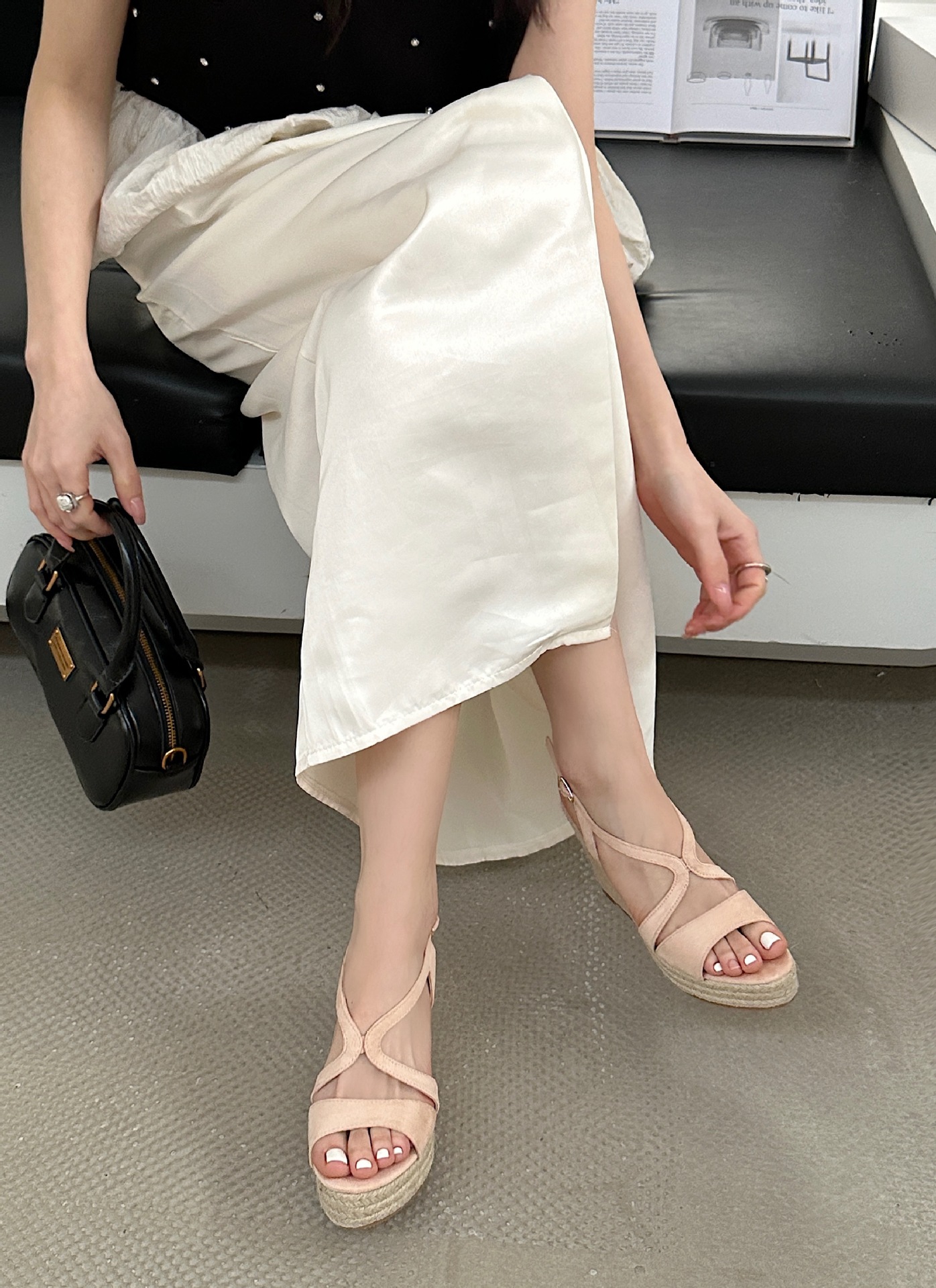 Espadrillas con zeppa da donna sandali estivi con plateau_voghion.com