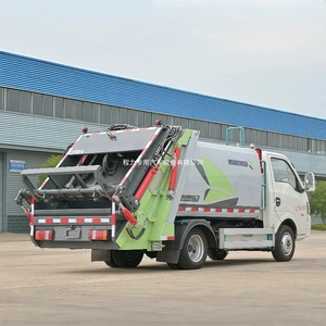 Export Electric Self-Loading Garbage Truck 6-Cubic-Meter Garbage Truck Municipal Sanitation Street Garbage Truck New Offer