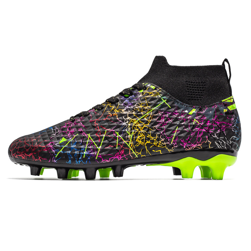 2025 nuevos zapatos de fútbol transfronterizos nuevos juegos de clavos transfronterizos para hombres clavos al por mayor antideslizantes adolescentes
