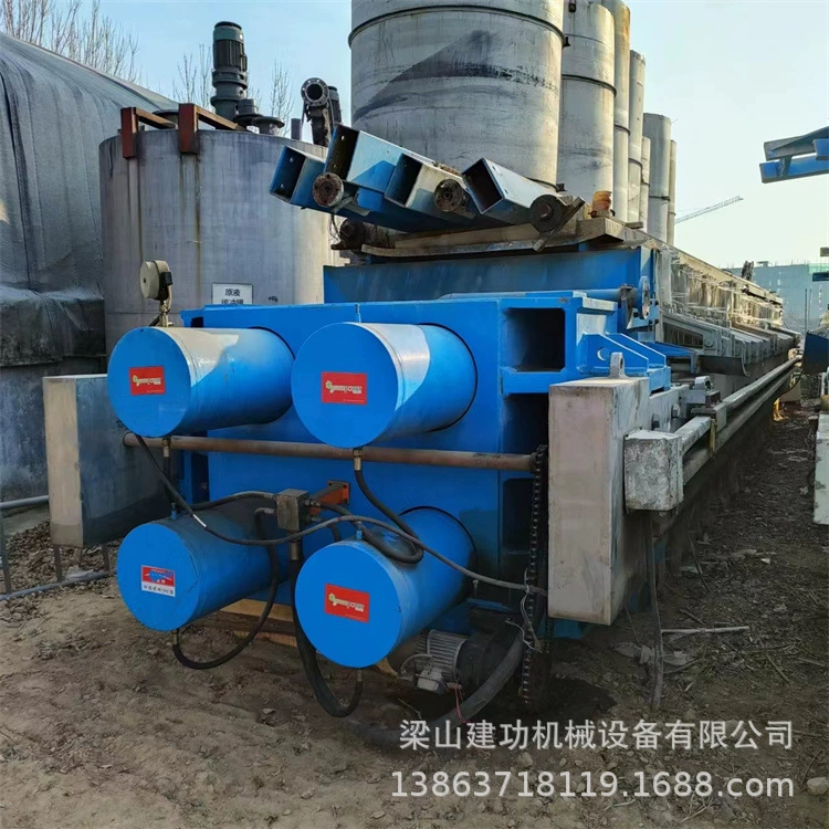 Машина для мембранного фильтра с подержанной рамой, фиксированный фильтр для разделения жидкости, фильтрующая машина для промышленных отделений, автоматическая гидравлическая фильтрующая машина